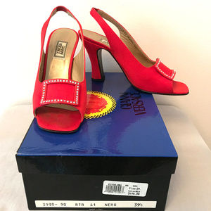 Giani Versace Red shoes/ Sandals Authentic